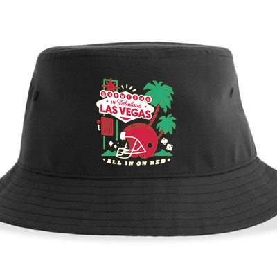 Showtime In Vegas All In On Red Sustainable Bucket Hat