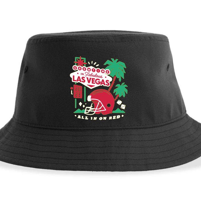 Showtime In Vegas All In On Red Sustainable Bucket Hat