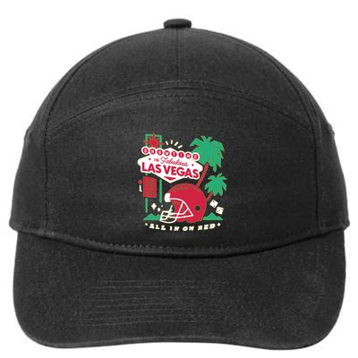 Showtime In Vegas All In On Red 7-Panel Snapback Hat