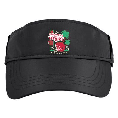 Showtime In Vegas All In On Red Adult Drive Performance Visor