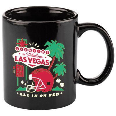 Showtime In Vegas All In On Red 11oz C Handle Ceramic Mug