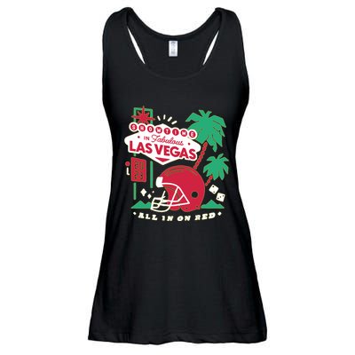 Showtime In Vegas All In On Red Ladies Essential Flowy Tank