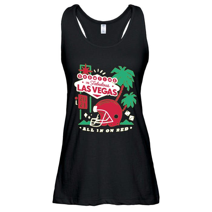 Showtime In Vegas All In On Red Ladies Essential Flowy Tank