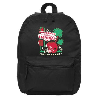 Showtime In Vegas All In On Red 16 in Basic Backpack