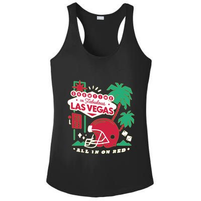 Showtime In Vegas All In On Red Ladies PosiCharge Competitor Racerback Tank