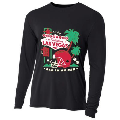 Showtime In Vegas All In On Red Cooling Performance Long Sleeve Crew