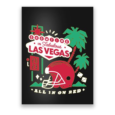 Showtime In Vegas All In On Red Poster