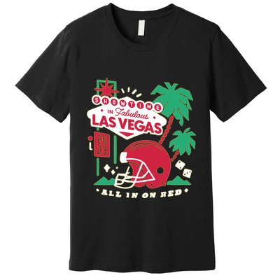 Showtime In Vegas All In On Red Premium T-Shirt