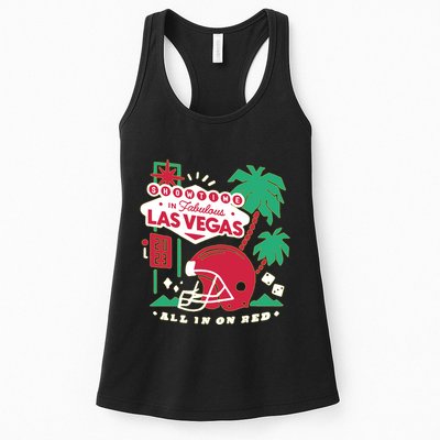 Showtime In Vegas All In On Red Womens Tank Top