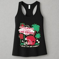 Showtime In Vegas All In On Red Womens Tank Top