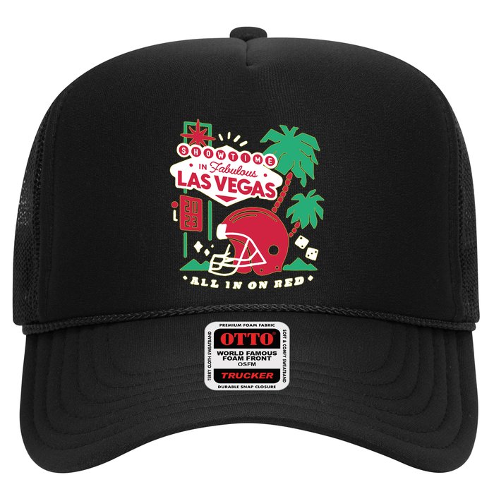 Showtime In Vegas All In On Red Trucker Hat
