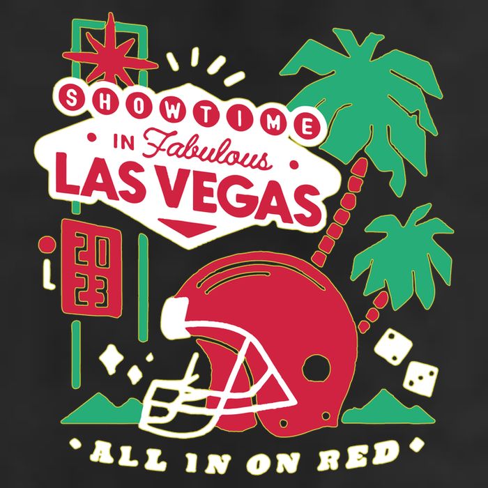 Showtime In Vegas All In On Red Trucker Hat