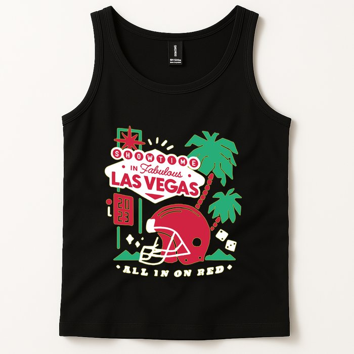 Showtime In Vegas All In On Red Tank Top