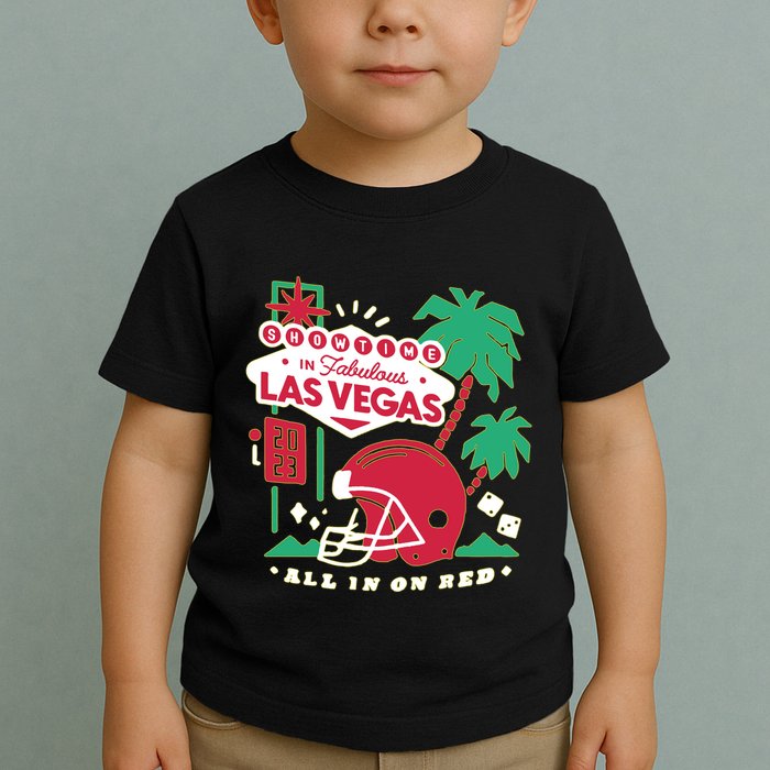 Showtime In Vegas All In On Red Toddler T-Shirt