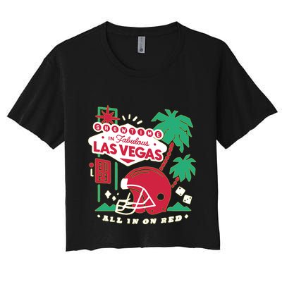 Showtime In Vegas All In On Red Crop Top