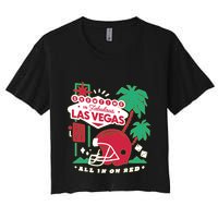 Showtime In Vegas All In On Red Crop Top