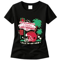 Showtime In Vegas All In On Red Womens T-Shirt