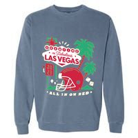 Showtime In Vegas All In On Red Garment-Dyed Sweatshirt