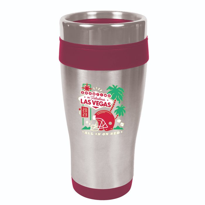 Showtime In Vegas All In On Red 16oz Travel Tumbler