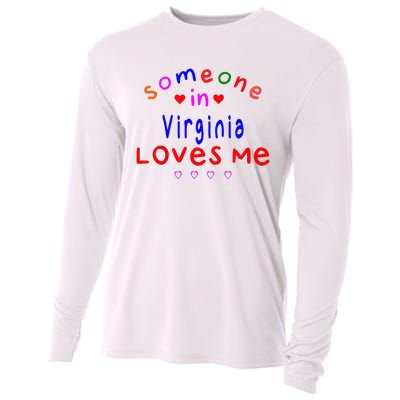 Someone In Virginia Loves Me Cooling Performance Long Sleeve Crew