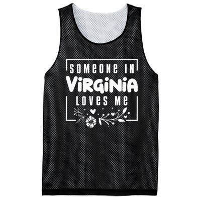 Someone In Virginia Loves Me Mesh Reversible Basketball Jersey Tank