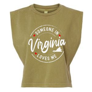 Someone In Virginia Loves Me Garment-Dyed Women's Muscle Tee