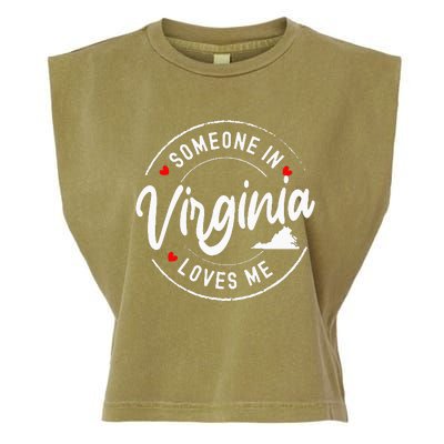 Someone In Virginia Loves Me Garment-Dyed Women's Muscle Tee