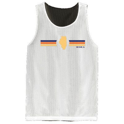 Skokie Illinois Vintage Line Il Souvenirs Mesh Reversible Basketball Jersey Tank