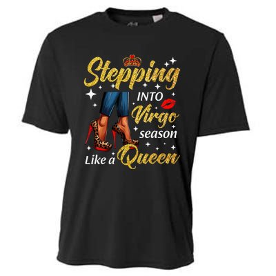 Stepping Into Virgo Season Like A Queen Heels Zodiac Cooling Performance Crew T-Shirt