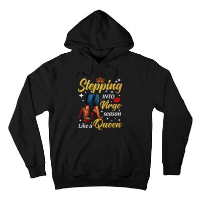 Stepping Into Virgo Season Like A Queen Heels Zodiac Hoodie