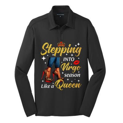 Stepping Into Virgo Season Like A Queen Heels Zodiac Silk Touch Performance Long Sleeve Polo