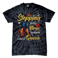 Stepping Into Virgo Season Like A Queen Heels Zodiac Tie-Dye T-Shirt