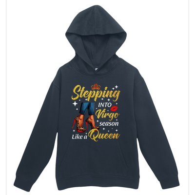 Stepping Into Virgo Season Like A Queen Heels Zodiac Urban Pullover Hoodie