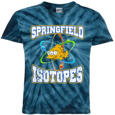 Springfield Isotopes Vintage Kids Tie-Dye T-Shirt