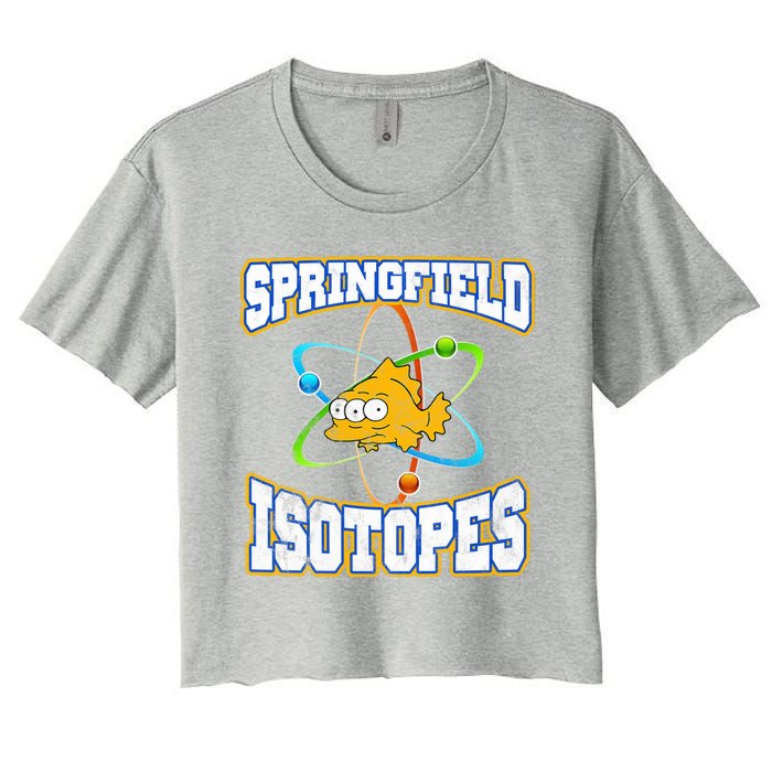 Springfield Isotopes Vintage Women's Crop Top Tee