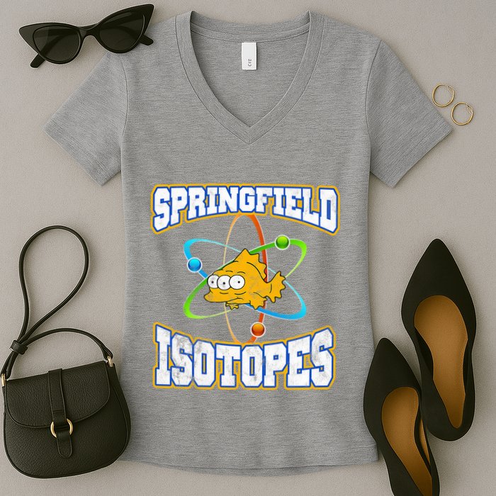 Springfield Isotopes Vintage Women's V-Neck T-Shirt