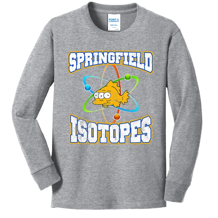 Springfield Isotopes Vintage Kids Long Sleeve Shirt