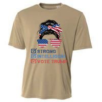 Strong Intelligent Women For Trump Girl Maga Checklist Cooling Performance Crew T-Shirt