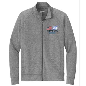 Support Israel with this patriotic design Stretch Full-Zip Cadet Jacket