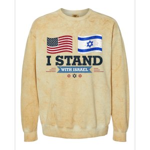 Support Israel with this patriotic design Colorblast Crewneck Sweatshirt