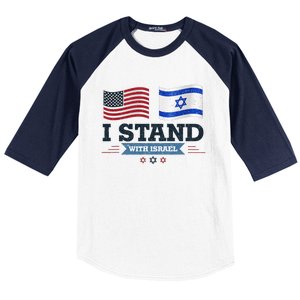 Support Israel with this patriotic design Baseball Sleeve Shirt