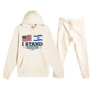 Support Israel with this patriotic design Premium Hooded Sweatsuit Set