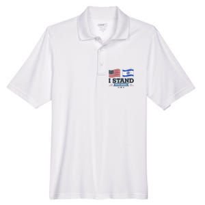 Support Israel with this patriotic design Men's Origin Performance Pique Polo