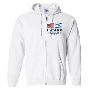 Support Israel with this patriotic design Full Zip Hoodie