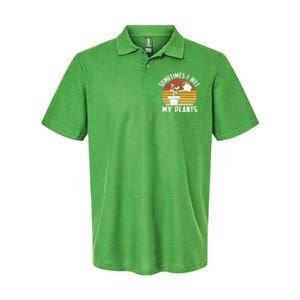 Sometimes I Wet My Plants Gardening & Plant Lover Gardener Softstyle Adult Sport Polo