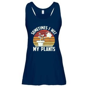 Sometimes I Wet My Plants Gardening & Plant Lover Gardener Ladies Essential Flowy Tank