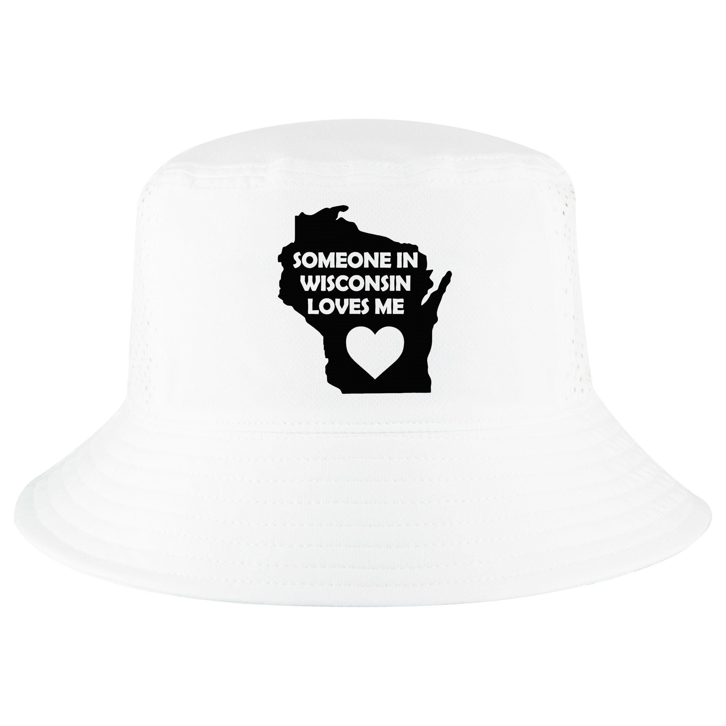 Someone In Wisconsin Loves Me Family For Adults Cool Comfort Performance Bucket Hat