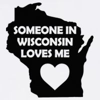 Someone In Wisconsin Loves Me Family For Adults T-Shirt