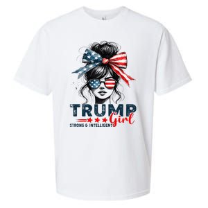 Strong Intelligent Women For Trump Girl Maga Sueded Cloud Jersey T-Shirt