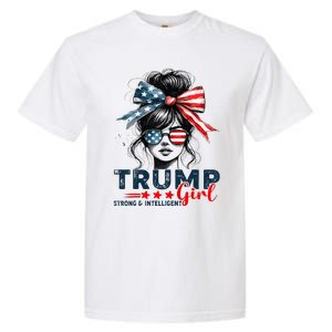 Strong Intelligent Women For Trump Girl Maga Garment-Dyed Heavyweight T-Shirt